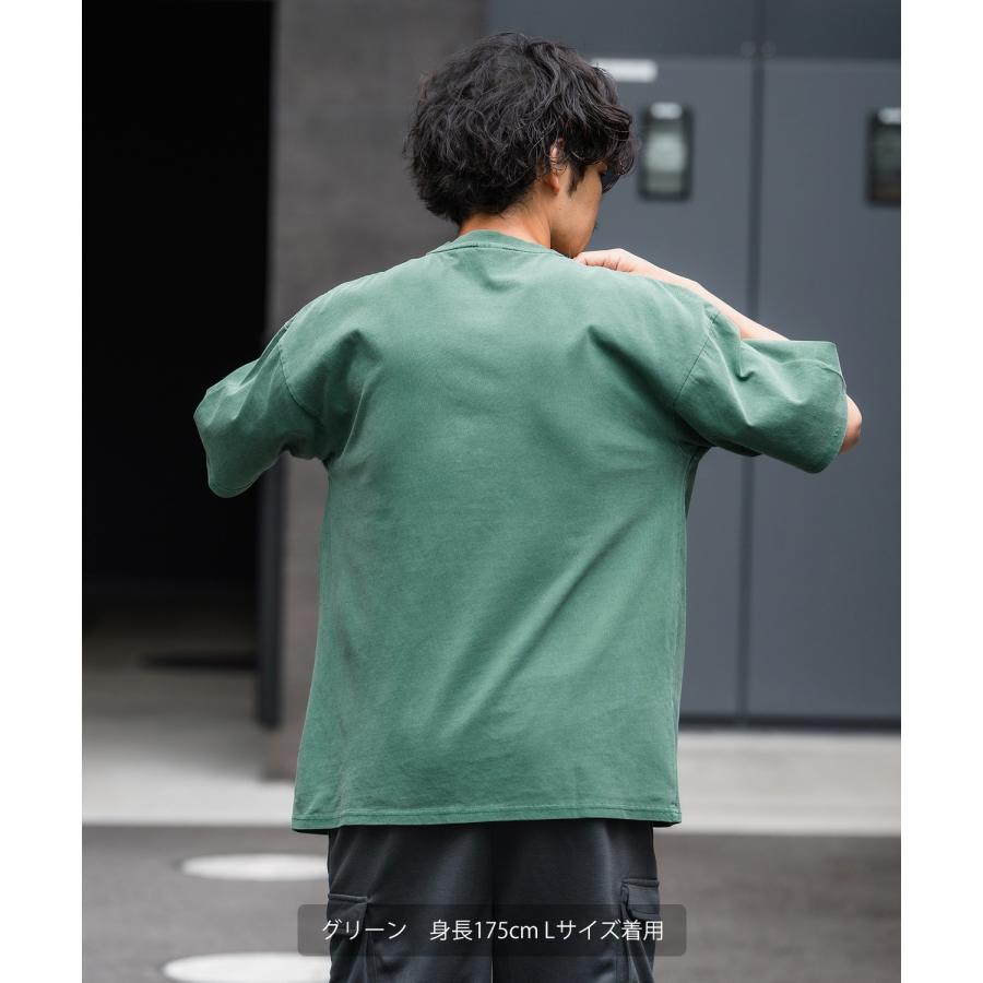 半袖Tシャツ メンズ SIDEWAY STANCE サイドウェイスタンス ピグメント加工 ヴィンテージ加工 無地 Tシャツ シンプル カットソー アメカジ スケーター ストリート | improves | 06