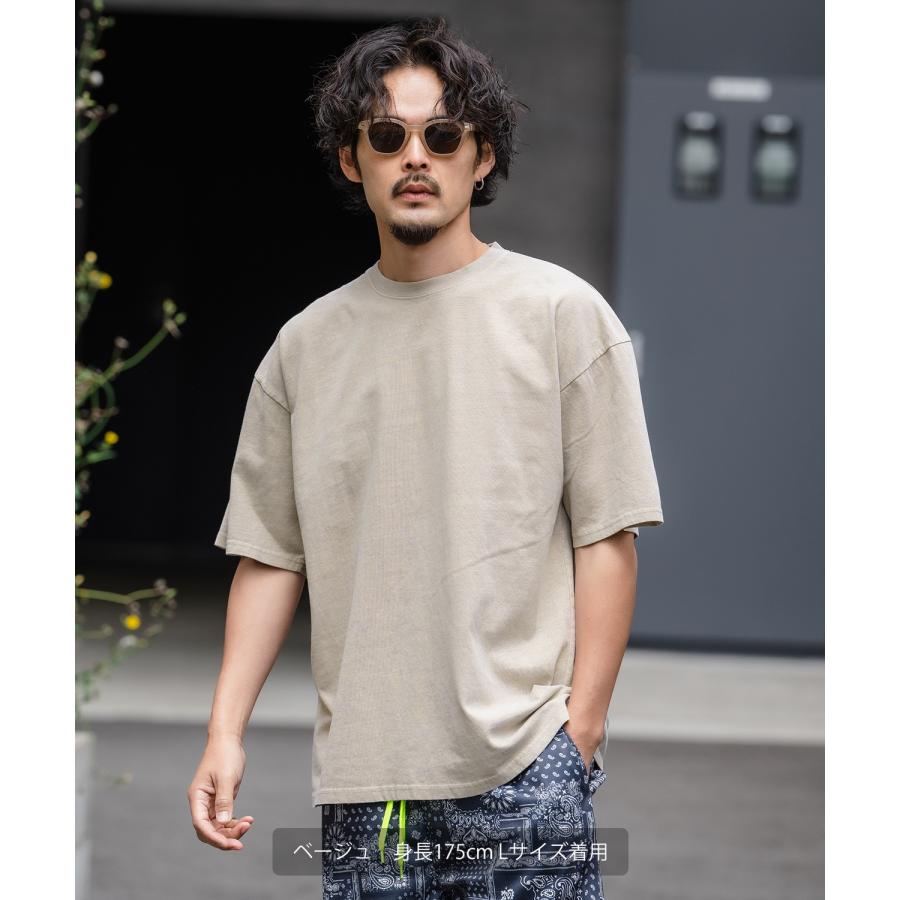半袖Tシャツ メンズ SIDEWAY STANCE サイドウェイスタンス ピグメント加工 ヴィンテージ加工 無地 Tシャツ シンプル カットソー アメカジ スケーター ストリート | improves | 09
