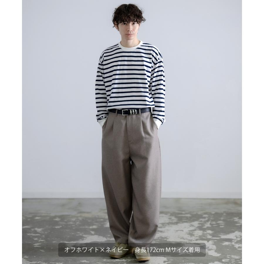 Tシャツ メンズ SIDEWAY STANCE サイドウェイスタンス ボーダー ロンT カットソー 大きめ アメカジ カジュアル スケーター ストリート 古着MIX 韓国 | improves | 13