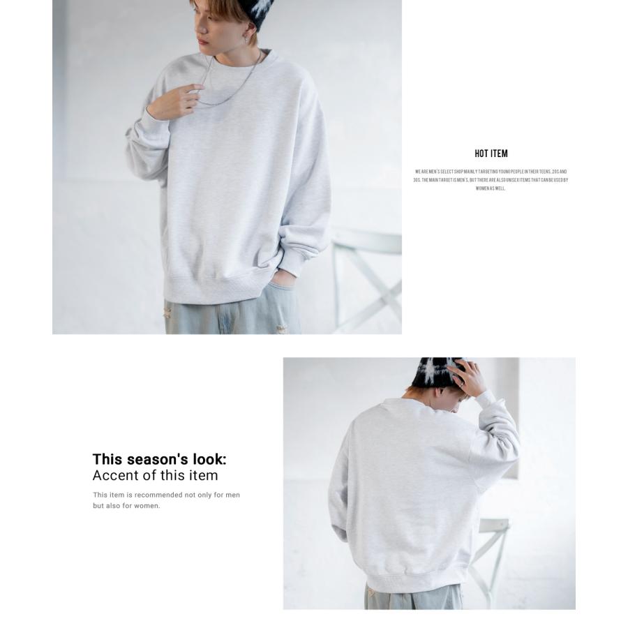 トレーナー メンズ レディース SIDEWAY STANCE サイドウェイスタンス 無地 裏毛 スウェット プルオーバー 大きめ アメカジ カジュアル スケーター ストリート | improves | 19