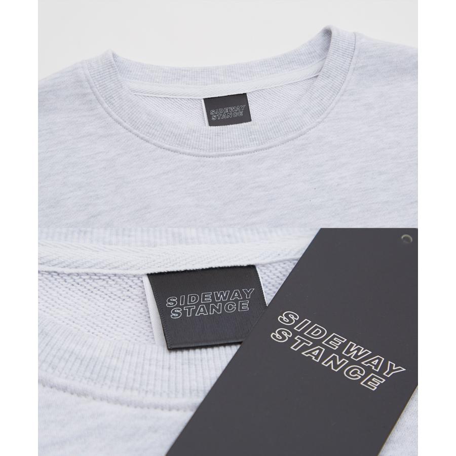トレーナー メンズ レディース SIDEWAY STANCE サイドウェイスタンス 無地 裏毛 スウェット プルオーバー 大きめ アメカジ カジュアル スケーター ストリート | improves | 21