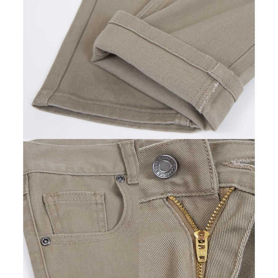 スキニーパンツ チノパン メンズ カラーチノパン ストレートチノ ストレッチ スリム 伸縮 テーパードパンツ | improves | 21