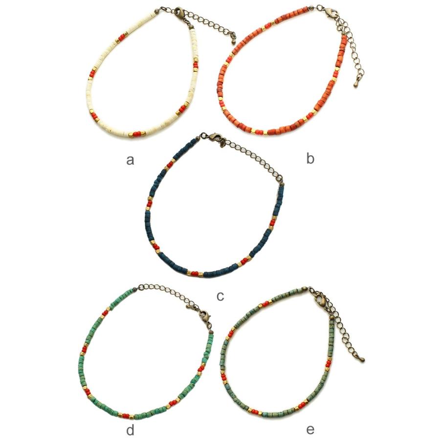 アンクレット メンズ 新生活アクセサリー ビーズアンクレット プレゼント | improves | 01