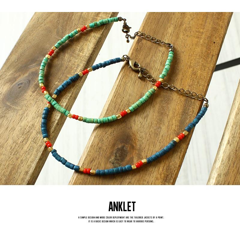 アンクレット メンズ 新生活アクセサリー ビーズアンクレット プレゼント | improves | 03