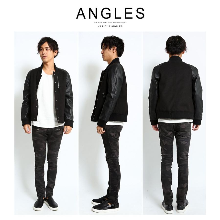 スキニー メンズ ボトムス スウェットパンツ チノパン ミリタリー 迷彩柄 パンツ バイカー | improves | 03