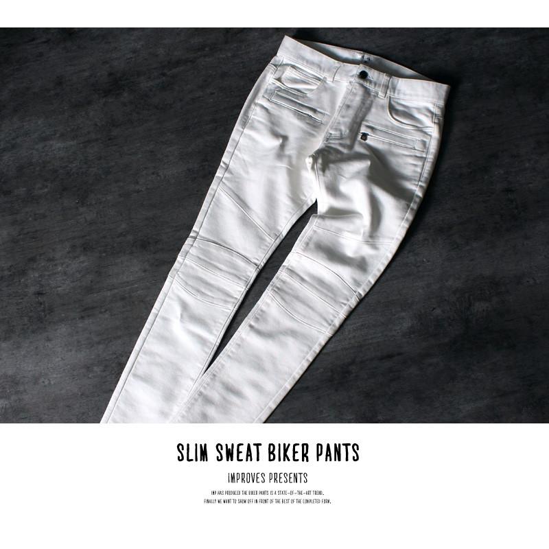 スキニー メンズ ボトムス スウェットパンツ チノパン ミリタリー 迷彩柄 パンツ バイカー | improves | 04