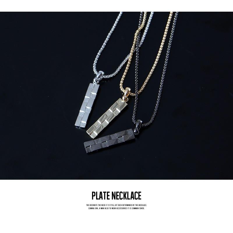 ネックレス メンズ 小物 アクセサリー メンズ プレートネックレス プレゼント Improves インプローブス 通販 Yahoo ショッピング
