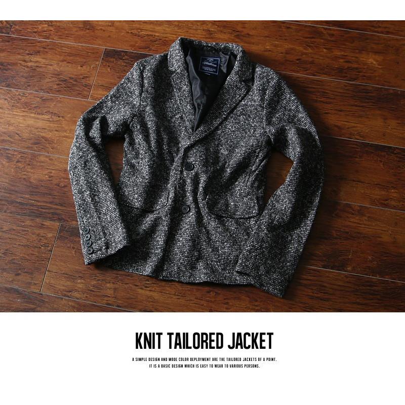 ニットテーラードジャケット ニットアウター メンズ テーラードジャケット | improves | 04
