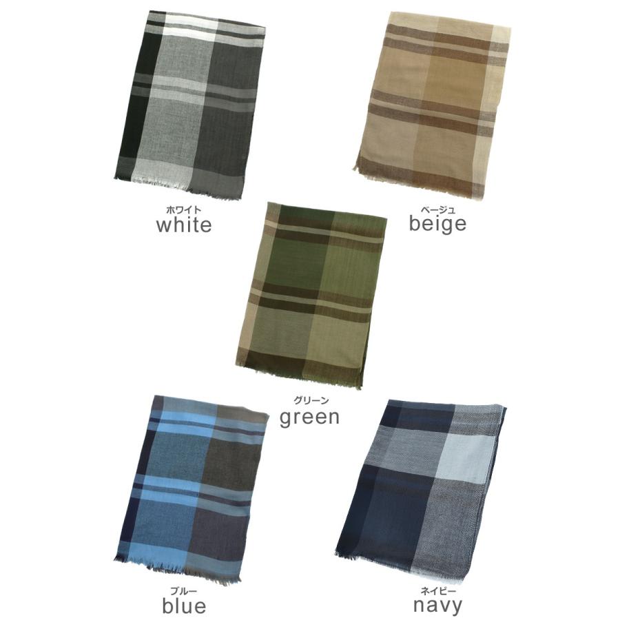ストール メンズ 小物 グッズ チェック柄ストール | improves | 01