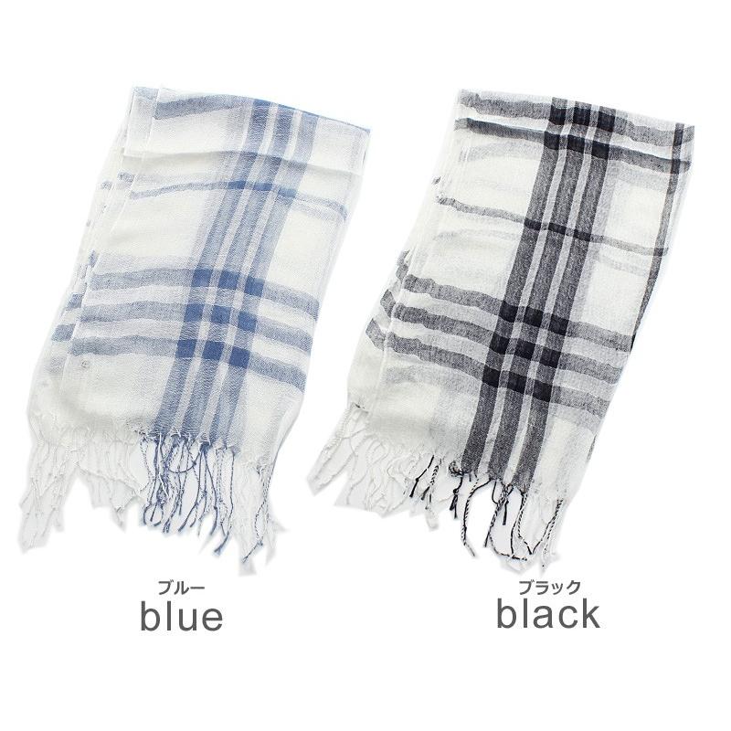 ストール メンズ 小物 グッズ チェック柄ストール | improves | 01