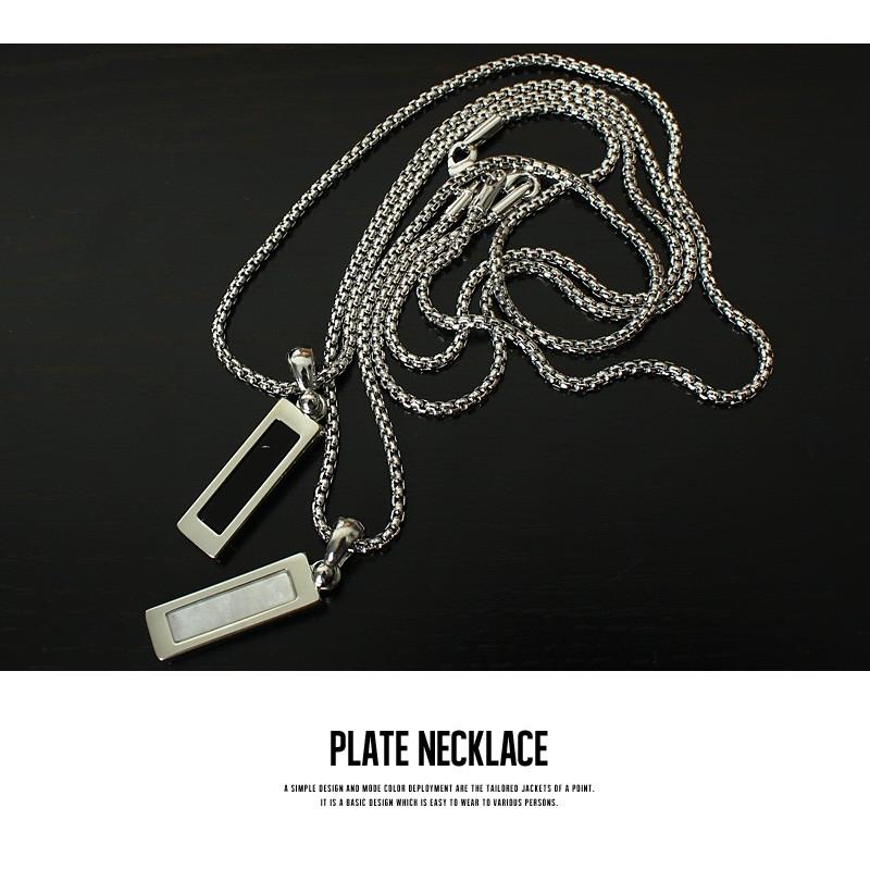 ネックレス アクセサリー メンズ 小物 グッズ プレートネックレス プレゼント | improves | 03