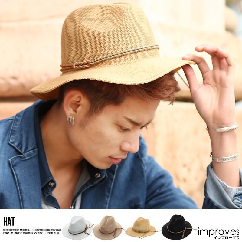 つば広ハット 中折れハット メンズ 帽子 小物 グッス つば広ハット 929 Improves インプローブス 通販 Yahoo ショッピング