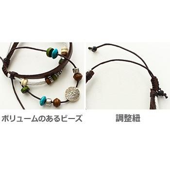 ブレスレット メンズ アクセサリー 小物 グッズ メンズ 民族調 ネイティブデザイン プレゼント | improves | 02