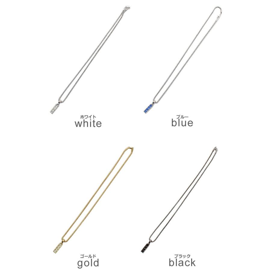 ネックレス メンズ 小物 グッズ 新生活アクセ ストーンプレートネックレス | improves | 01