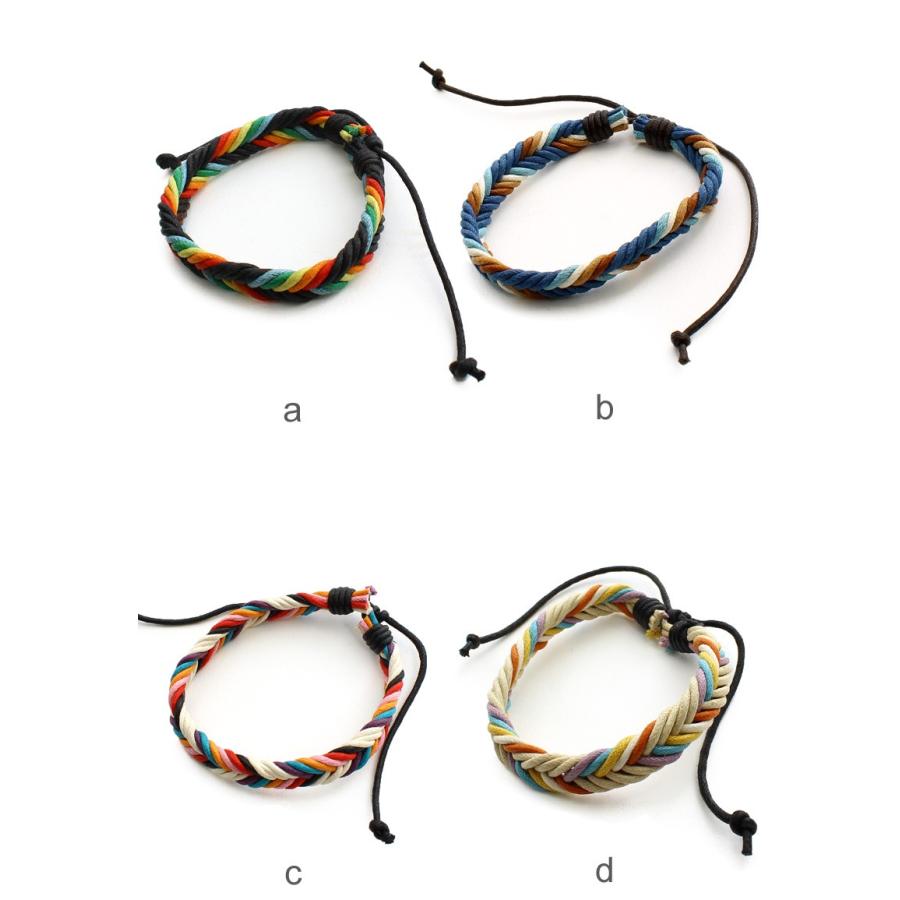 ブレスレット 小物 グッズ メンズ 新生活アクセ 編み込みブレスレット | improves | 01