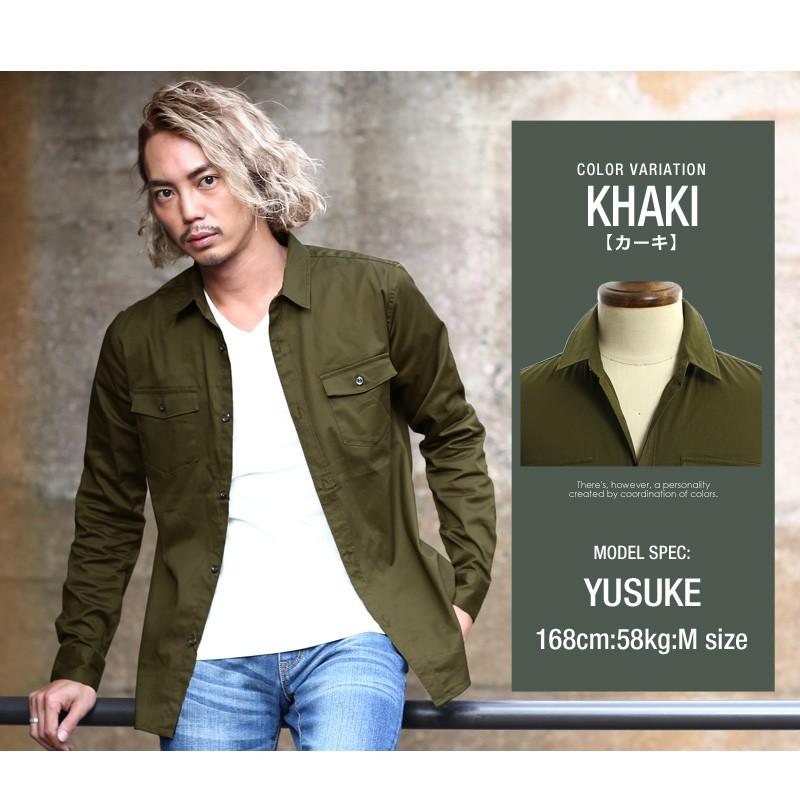 improves（インプローブス） ミリタリーシャツ メンズ シャツ 白シャツ