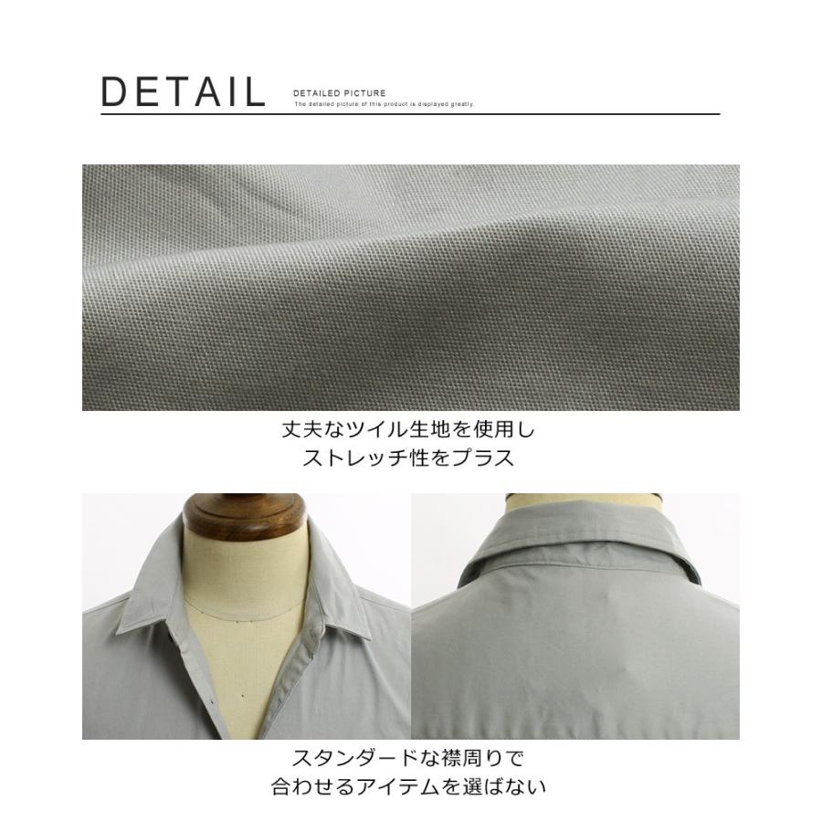 improves（インプローブス） ミリタリーシャツ メンズ シャツ 白シャツ