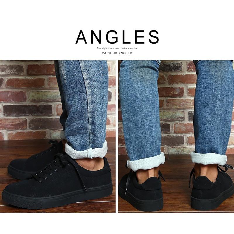 スニーカー メンズ ローカット レースアップ 靴 レザーシューズ レザースニーカー | improves | 03