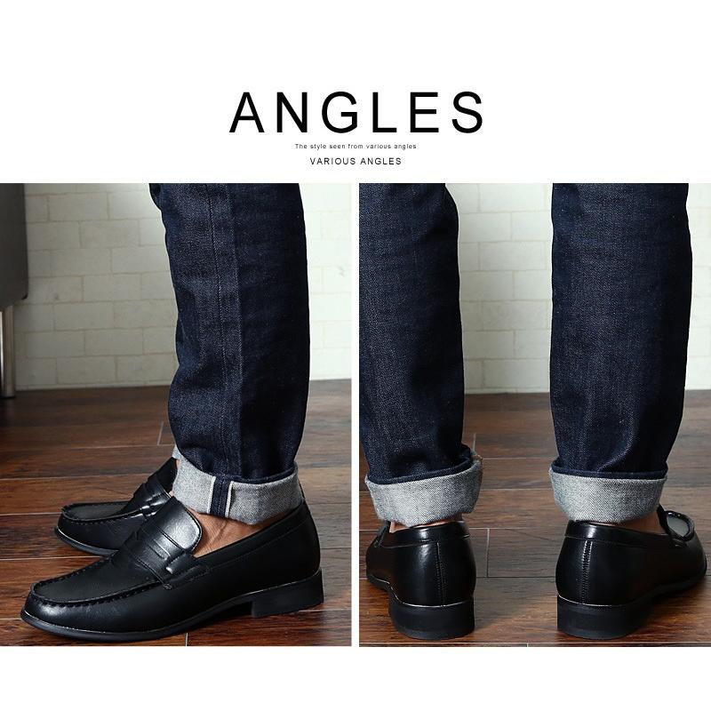 ローファー メンズ スリッポン PUレザー フェイクレザー 靴 レザーシューズ | improves | 03