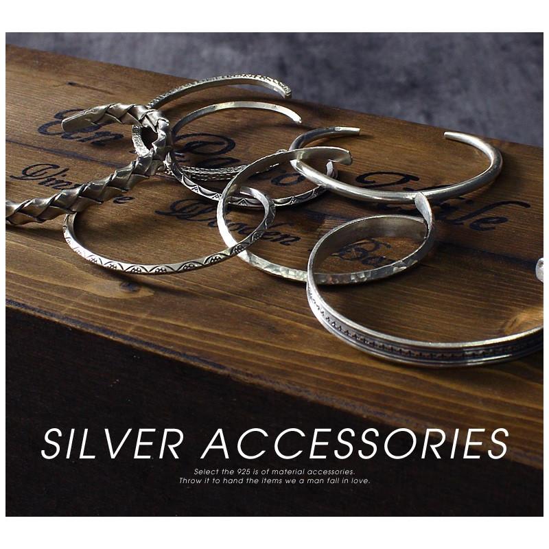 バングル ブレスレット シルバーアクセ メンズ シルバー925 シルバーバングル | improves | 02