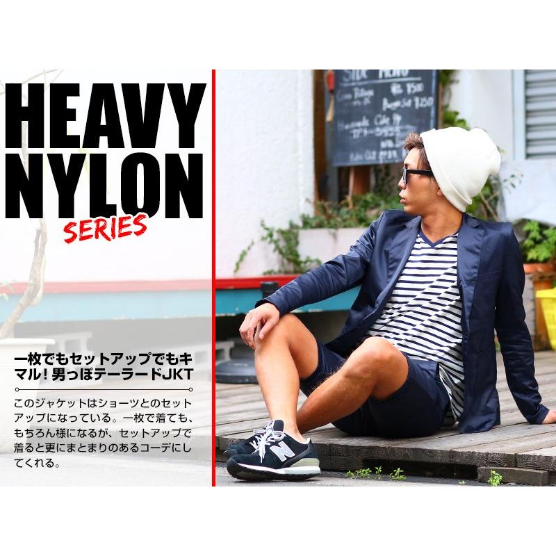 ジャケット メンズ テーラードジャケット アウター シングル 2B  ナイロン | improves | 05