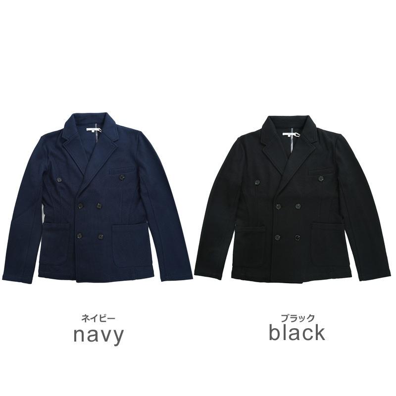 ジャケット メンズ テーラードジャケット ダブル アウター 無地 | improves | 01