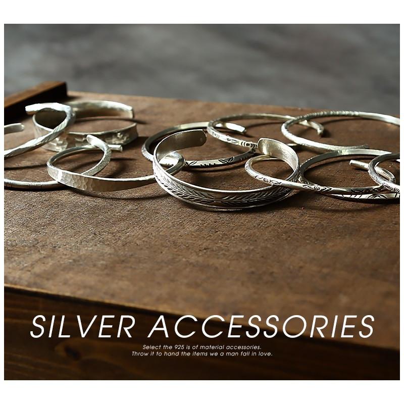 バングル ブレスレット シルバーアクセ メンズ シルバー925 | improves | 02