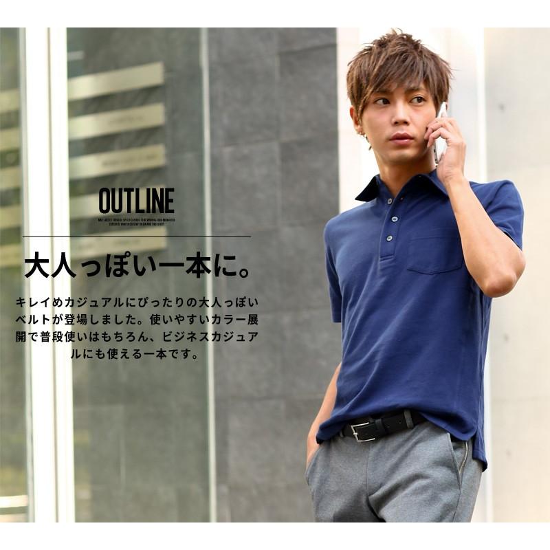 ベルト カジュアルベルト メンズ レザーベルト 小物 グッズ ビジネスカジュアル | improves | 03