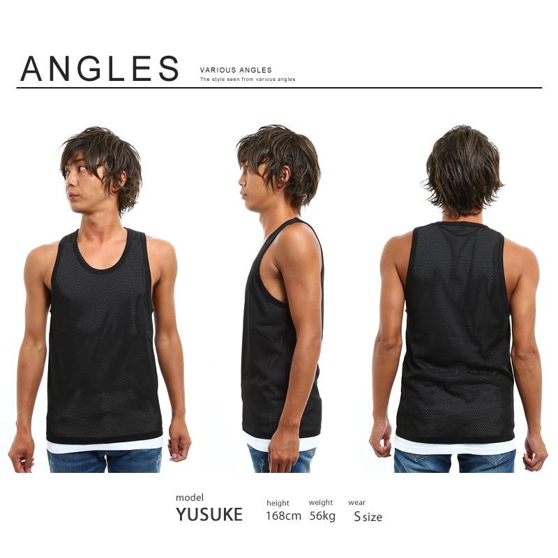 タンクトップ メンズ インナー レイヤード 無地 カットソー トップス | improves | 08