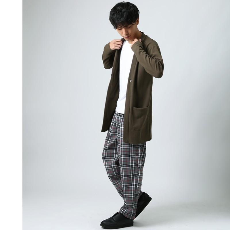 カーディガン ニット ロング丈 コーディガン コート ニット アウター セーター メンズ 長袖 無地 トップス サマー | improves | 13