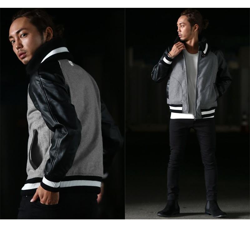 improves（インプローブス） ドンキー襟 スタジャン メンズ スタンド