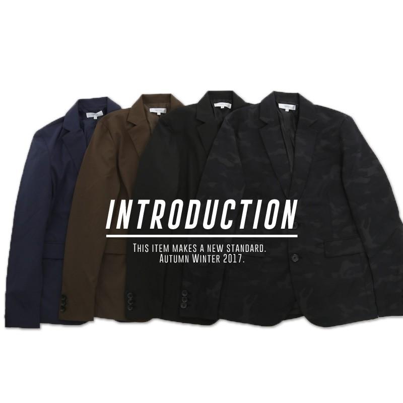 ジャケット メンズ テーラードジャケット アウター カジュアルスーツ ブレザー ビジカジ シングル ストレッチ | improves | 01