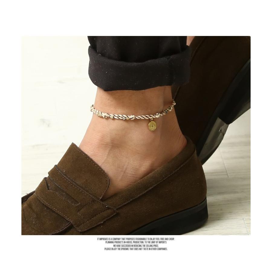 アンクレット メンズ アクセサリー メダル ビーズ プレゼント | improves | 03