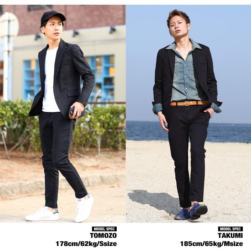 チノパン メンズ ボトムス スラックス イージーパンツ テーパード スリム ストレッチ ビジネス アンクル | improves | 14