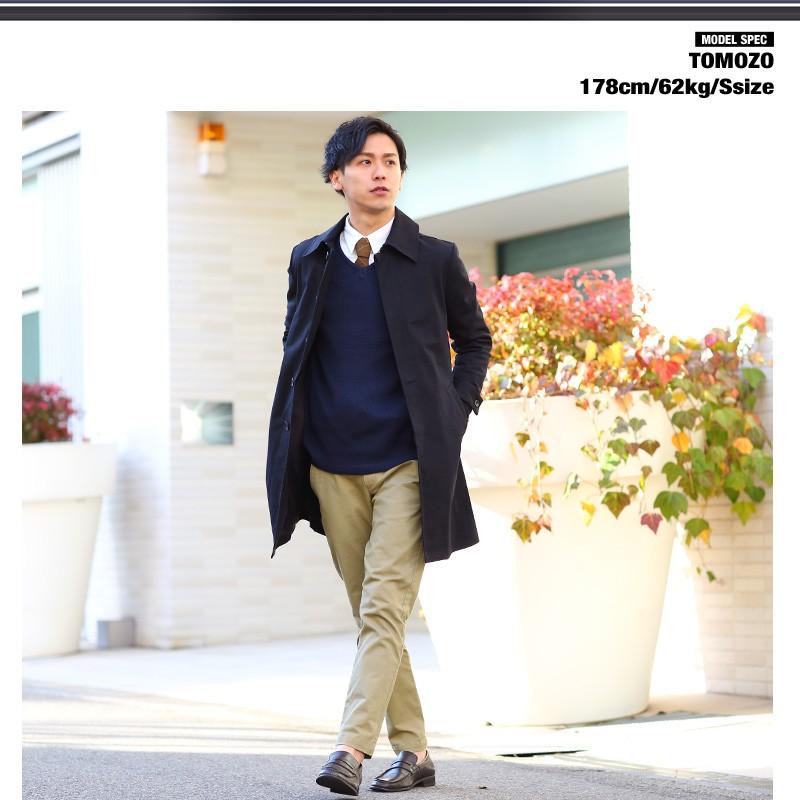 チノパン メンズ ボトムス スラックス イージーパンツ テーパード スリム ストレッチ ビジネス アンクル | improves | 08