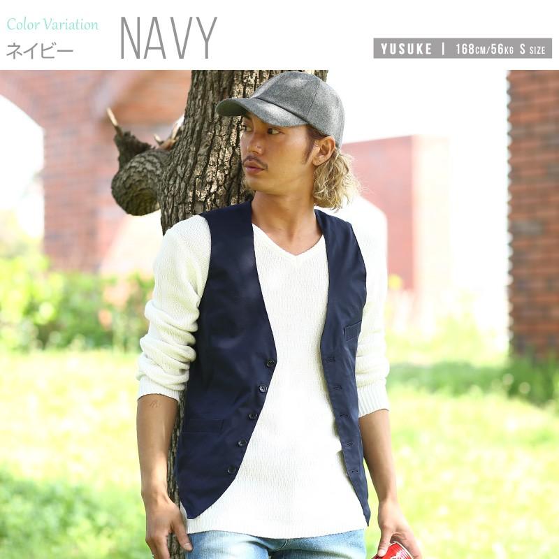 ベスト メンズ トップス ジレベスト ビジネス カジュアル スーツ 3ピース ストレッチ ビジカジ 前開き | improves | 14