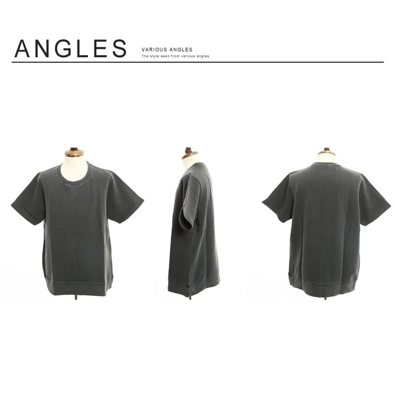 トレーナー メンズ スウェット スエット ピグメント加工 コットン トップス 半袖 無地 | improves | 16