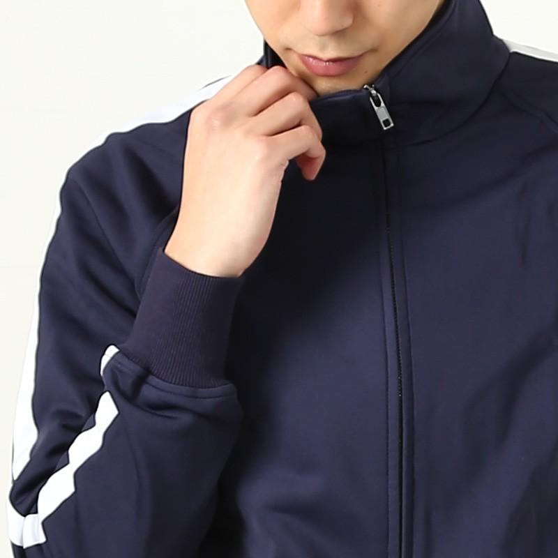 360°ストレッチ トラックジャケット メンズ  ジャージ 伸縮 ライン スポーツ カジュアル 洗える | improves | 15