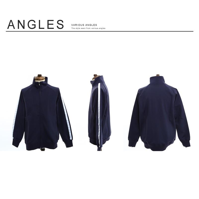 360°ストレッチ トラックジャケット メンズ  ジャージ 伸縮 ライン スポーツ カジュアル 洗える | improves | 17