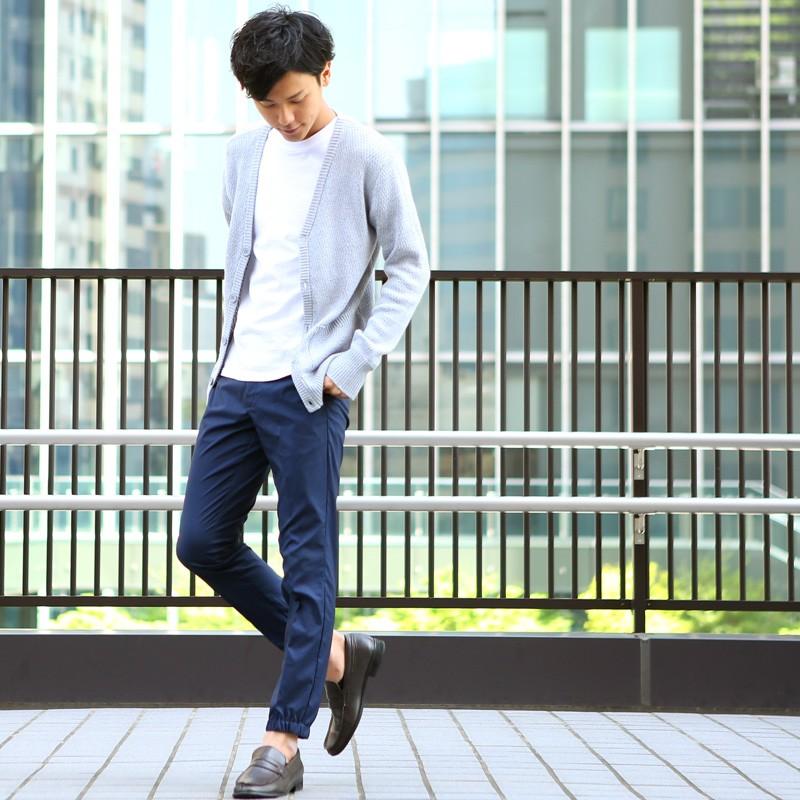 ストレッチ クール ドット ジョガー スラックス テーパードパンツ メンズ ボトムス スリム  ビジカジ | improves | 11