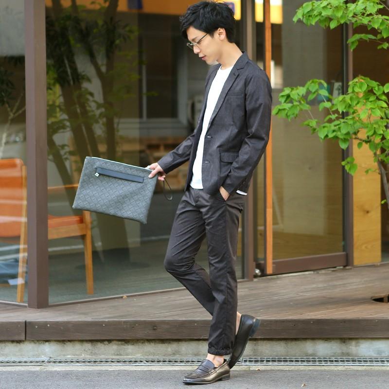 ストレッチ クール ドット ジョガー スラックス テーパードパンツ メンズ ボトムス スリム  ビジカジ | improves | 13