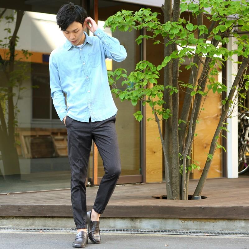 ストレッチ クール ドット ジョガー スラックス テーパードパンツ メンズ ボトムス スリム  ビジカジ | improves | 14