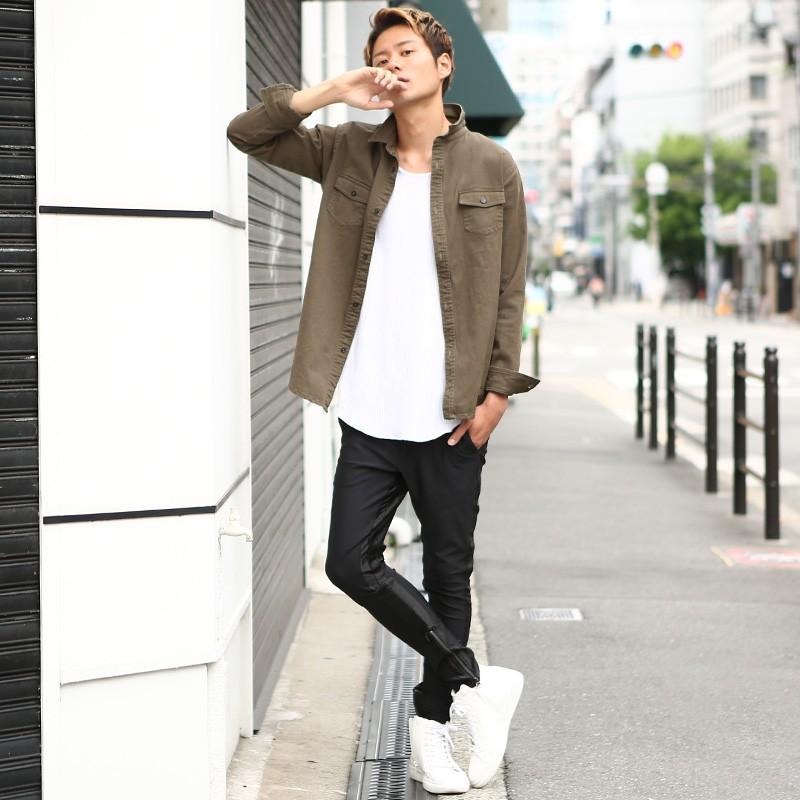 ジョガーパンツ パンツ メンズ ボトムス サイドライン スウェット 太ライン ジャージ スリム ストレッチ イージーパンツ | improves | 13