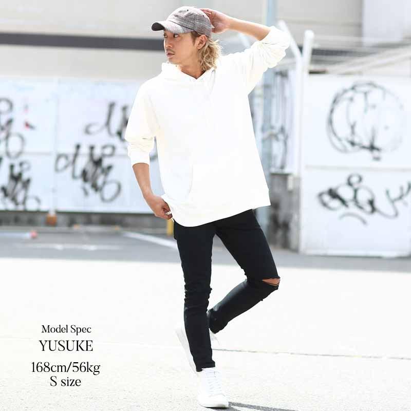 スキニーパンツ  メンズ  ダメージスキニー クラッシュ スキニー ボトムス ミリタリー ストレッチ | improves | 07