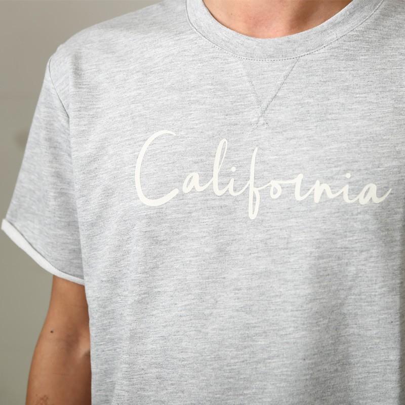 トレーナー メンズ スウェット スエット トップス  加工プリント 半袖 セットアップ可能 カジュアル | improves | 12