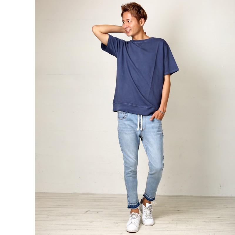 トレーナー メンズ スウェット スエット トップス  半袖 セットアップ可能 カジュアル | improves | 08