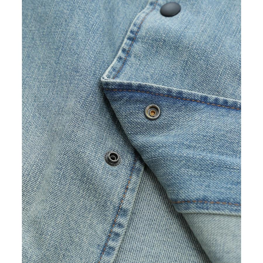 デニム コーチジャケット メンズ ジージャン デニムジャケット  denim ヴィンテージ加工 メンズファッション | improves | 16