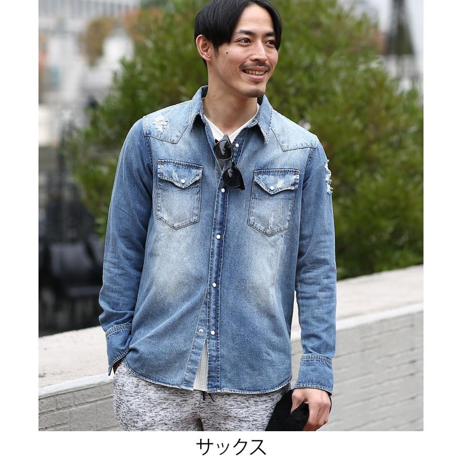 improves デニムシャツ メンズ 長袖 シャツ ウエスタンシャツ improves デニムシャツ メンズ 長袖 シャツ ウエスタンシャツ