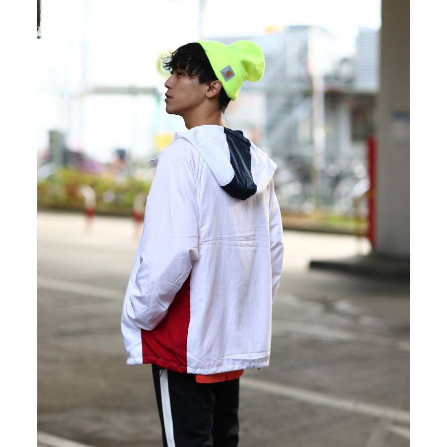 パーカー メンズ トラックジャケット フードジャケット ジップパーカー ウィンドブレーカー セットアップ可能 | improves | 03