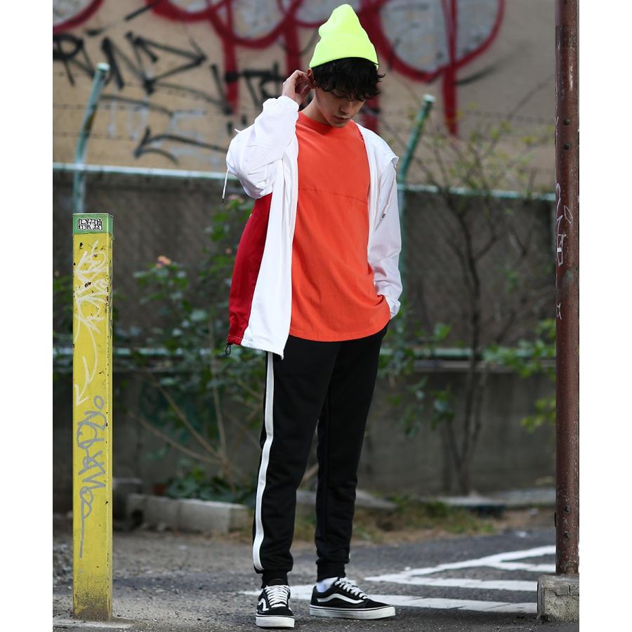 パーカー メンズ トラックジャケット フードジャケット ジップパーカー ウィンドブレーカー セットアップ可能 | improves | 04